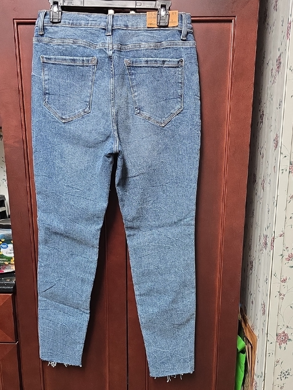 NWT. Kensie Medium Light Blue Ankle Skinny Jeans Size 12/31 - Picture 2 of 8